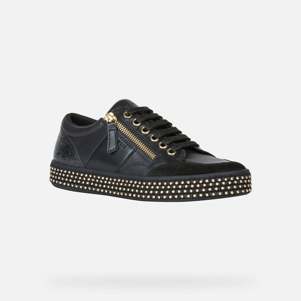 Basket Geox Leelù - Noir - Femme 274815-VEG